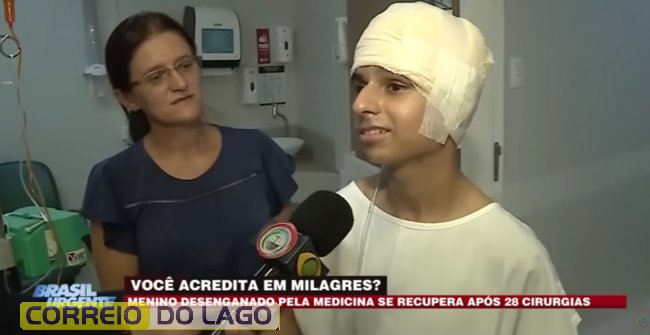 GABRIEL MENINO PASSA POR CIRURGIA 