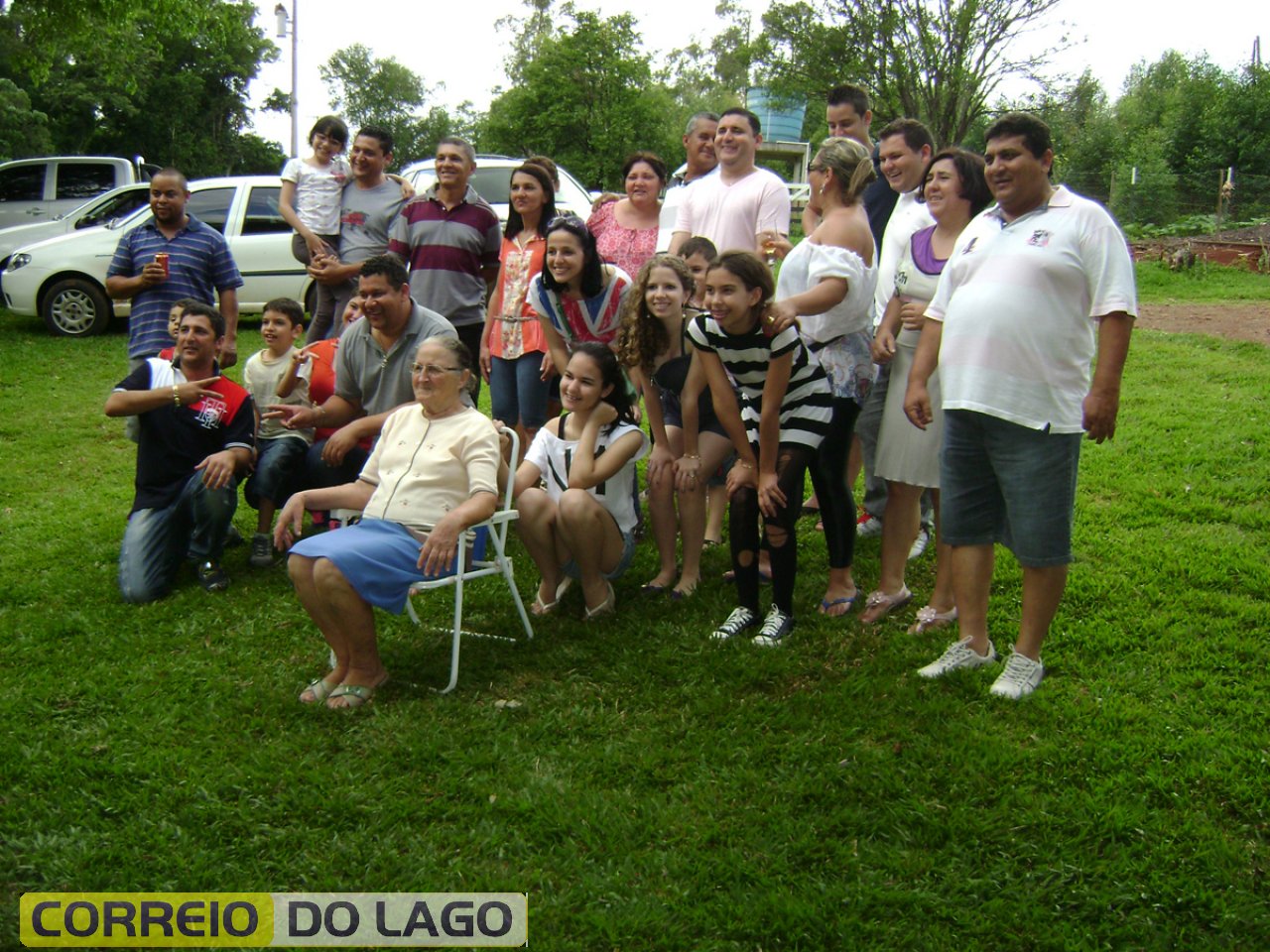 Correias - Família de Alcides, Mario e Ana Galvão. Vera Cruz do Oeste. Dezembro de 2013. Local: sítio de Márcio R. Correia.
