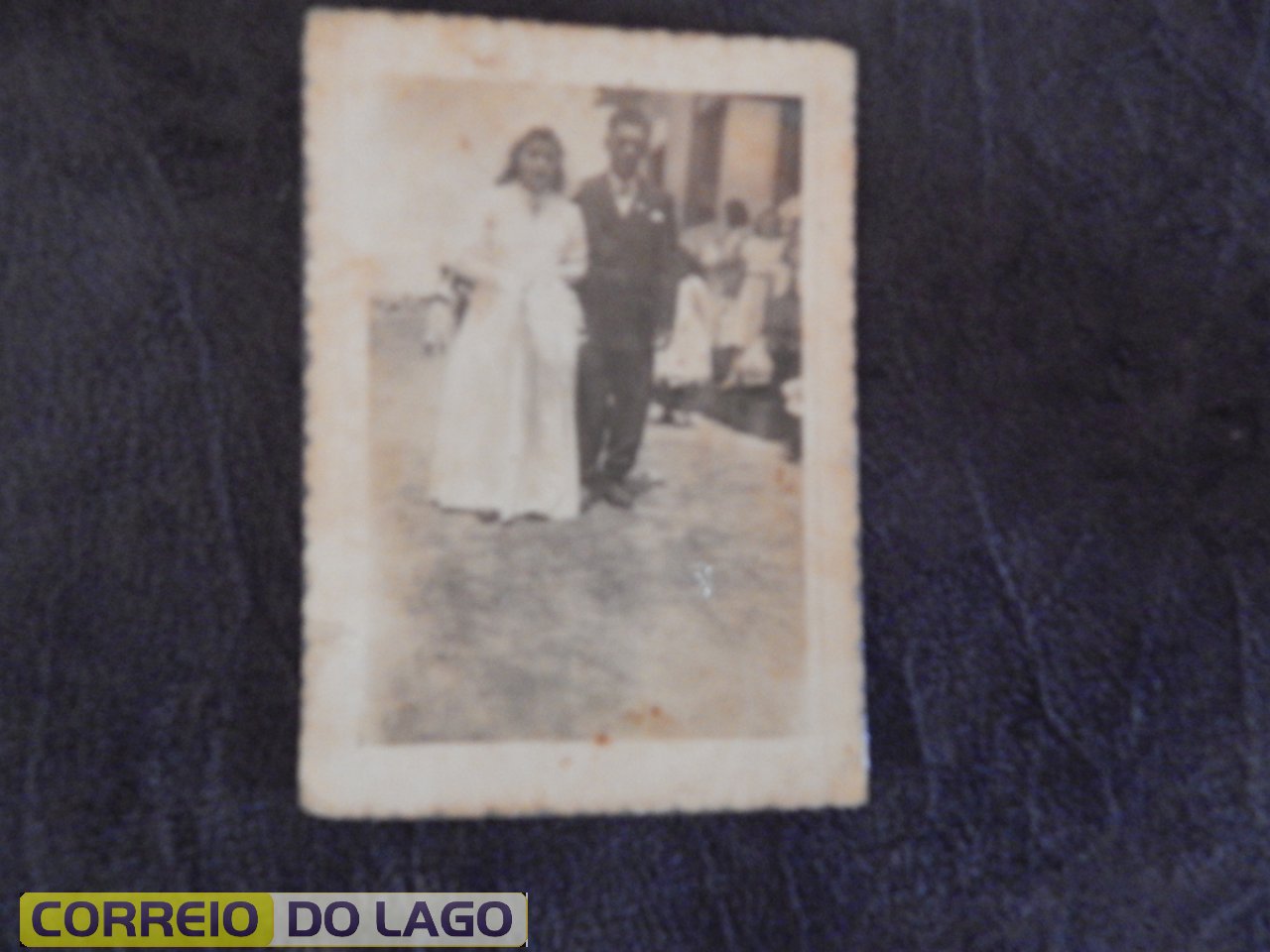Casamento de Alcides R. Correia com Maria Morreli. Dia 03 de março de 1957 em Mirador. Pais do Professor João Rosa Correia.