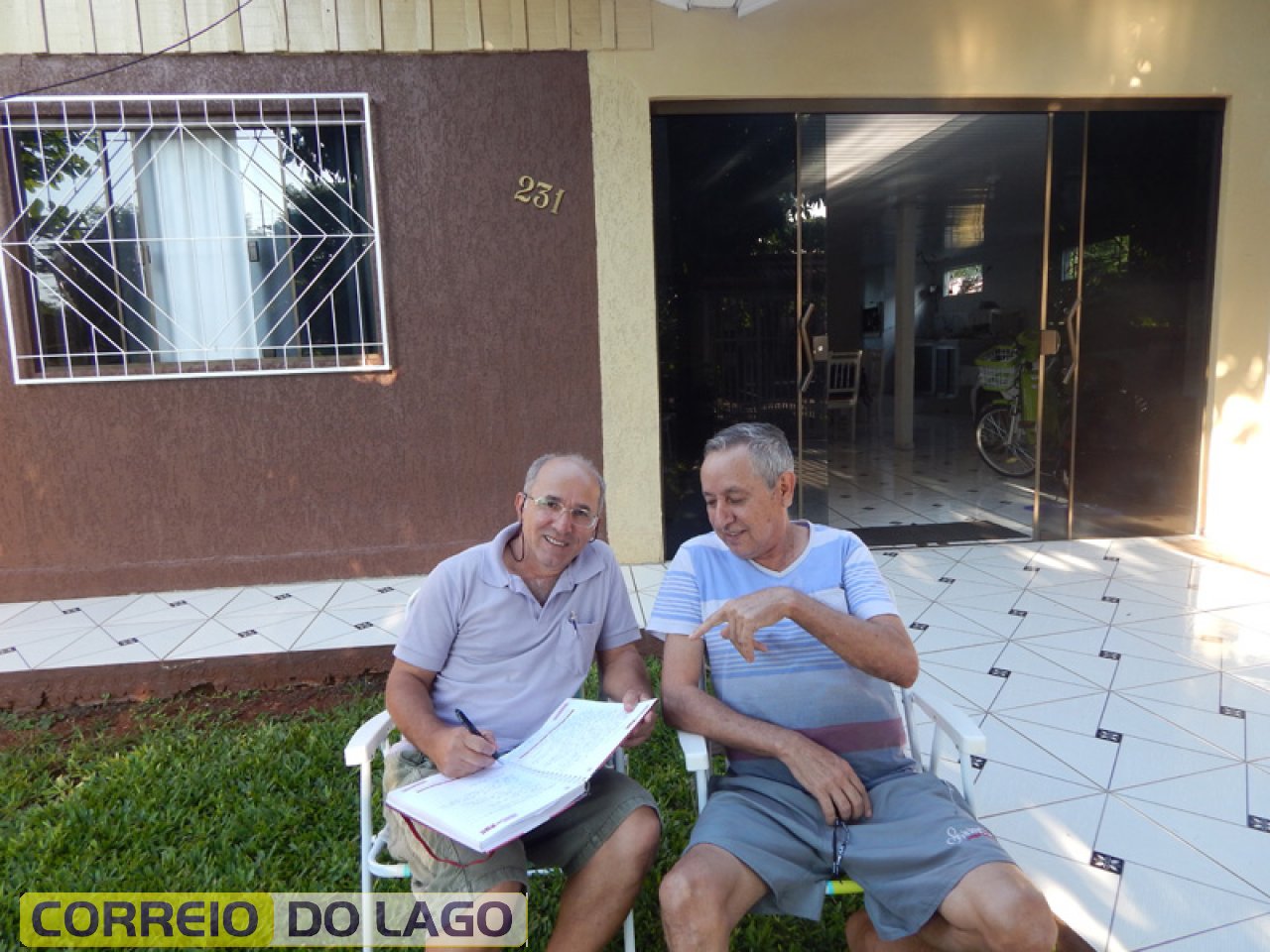 Prof. João Rosa Correia e José Granima da Cruz. 07 de abril de 2015.