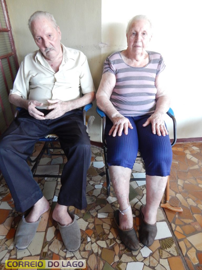 Casal Avelino e Maria Webber. Foto 19 de março de 2015.