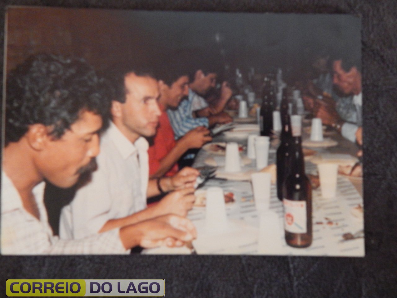 Festa de Casamento de Marta Correia em Vera Cruz do Oeste, 19 de dezembro de 1987. João R. Correia é o 2º da foto da esquerda para direita.
