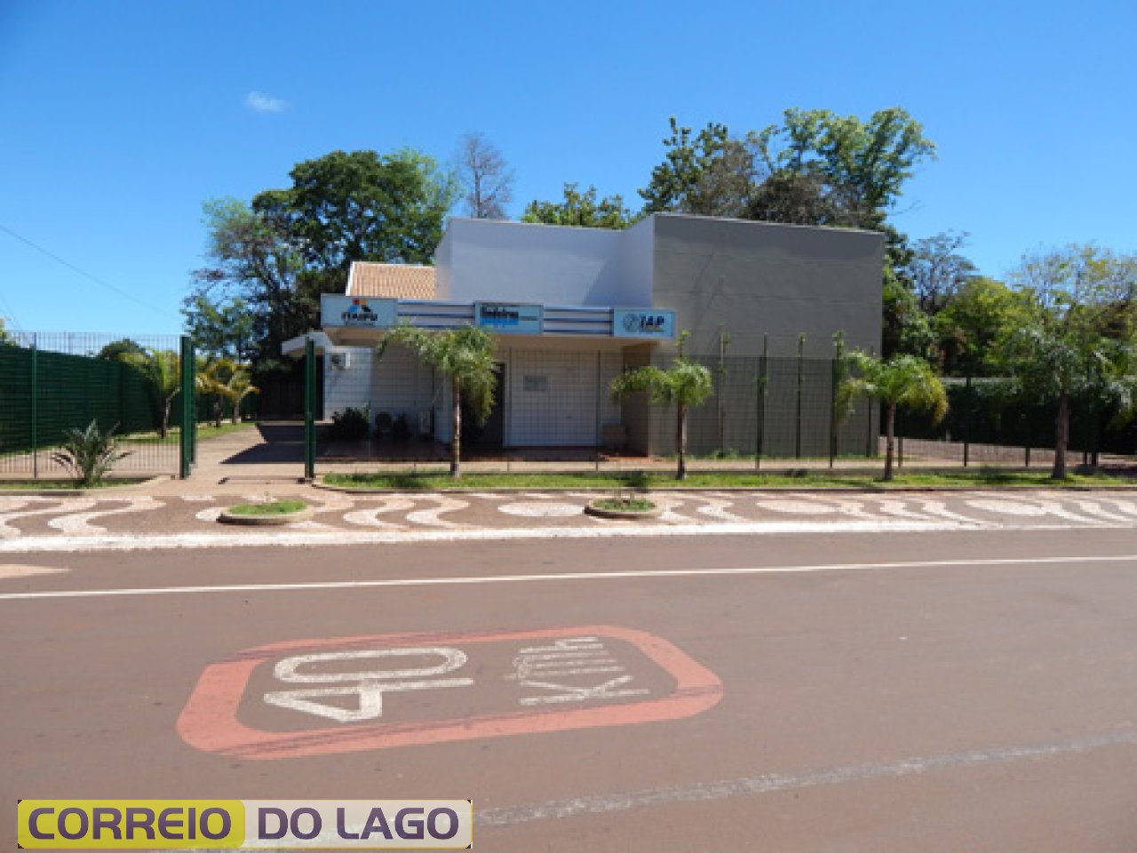 Atual escritório de Itaipu no final da Avenida Brasil SH. Foto/2015.