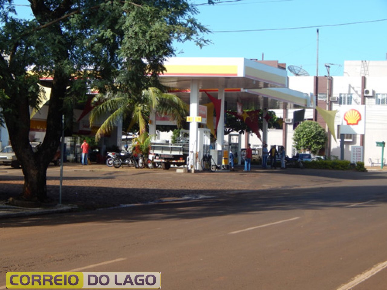 Posto Shell, outrora Posto Esso. Foto/maio/2015. Avenida Brasil SH.