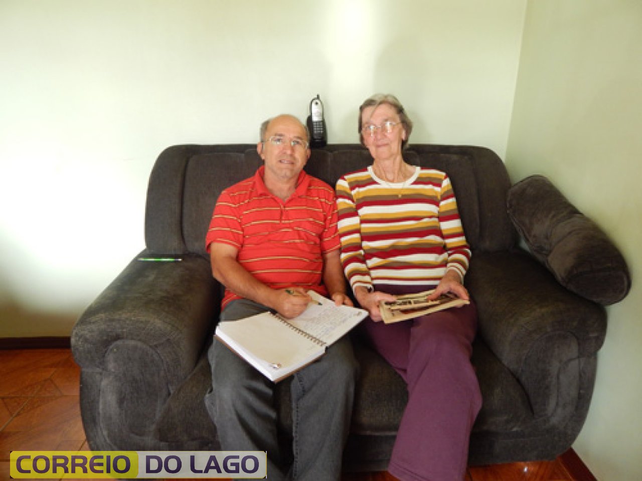 Prof. João e Sra. Leocádia.