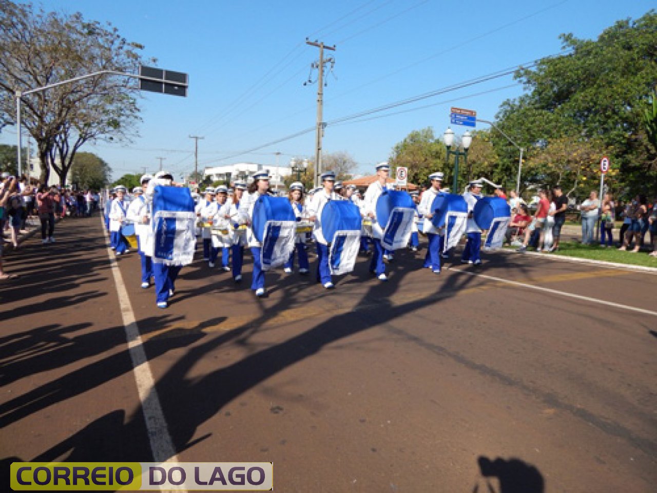 Fanfarra Municipal – 2014. Avenida Brasil SH.