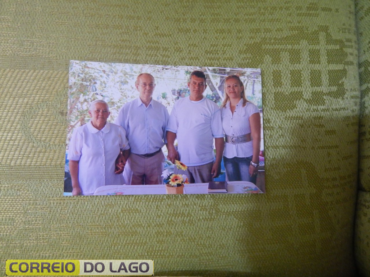 Ana Rosa Galvão, Marcelino José Galvão, Dorival Galvão e Fátima Galvão. Década de 2000.