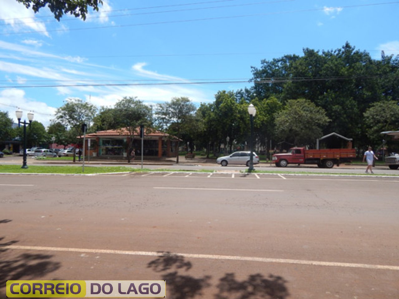 Atual Praça Central Antônio Thomé – Santa Helena. Foto 2015.