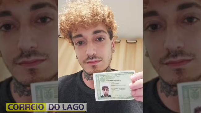 Nicholas não se identificava com o nome com o qual foi batizado e fez a troca por meio dos cartórios — Foto: Arquivo Pessoal