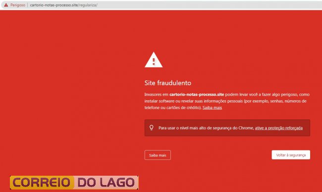 Anti-vírus apontou o site como suspeito e impediu sua abertura