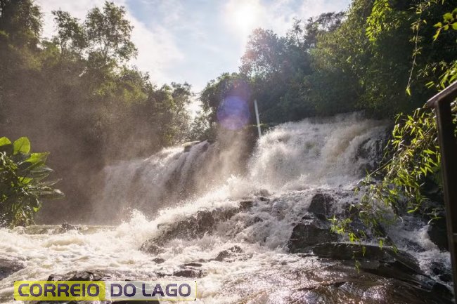 Cachoeira do Rio São João é um dos pontos próprios para banho na nova trilha. Créditos: Urbia Cataratas Parque Nacional do Iguaçu — Foto: Urbia Cataratas – Parque Nacional do Iguaçu